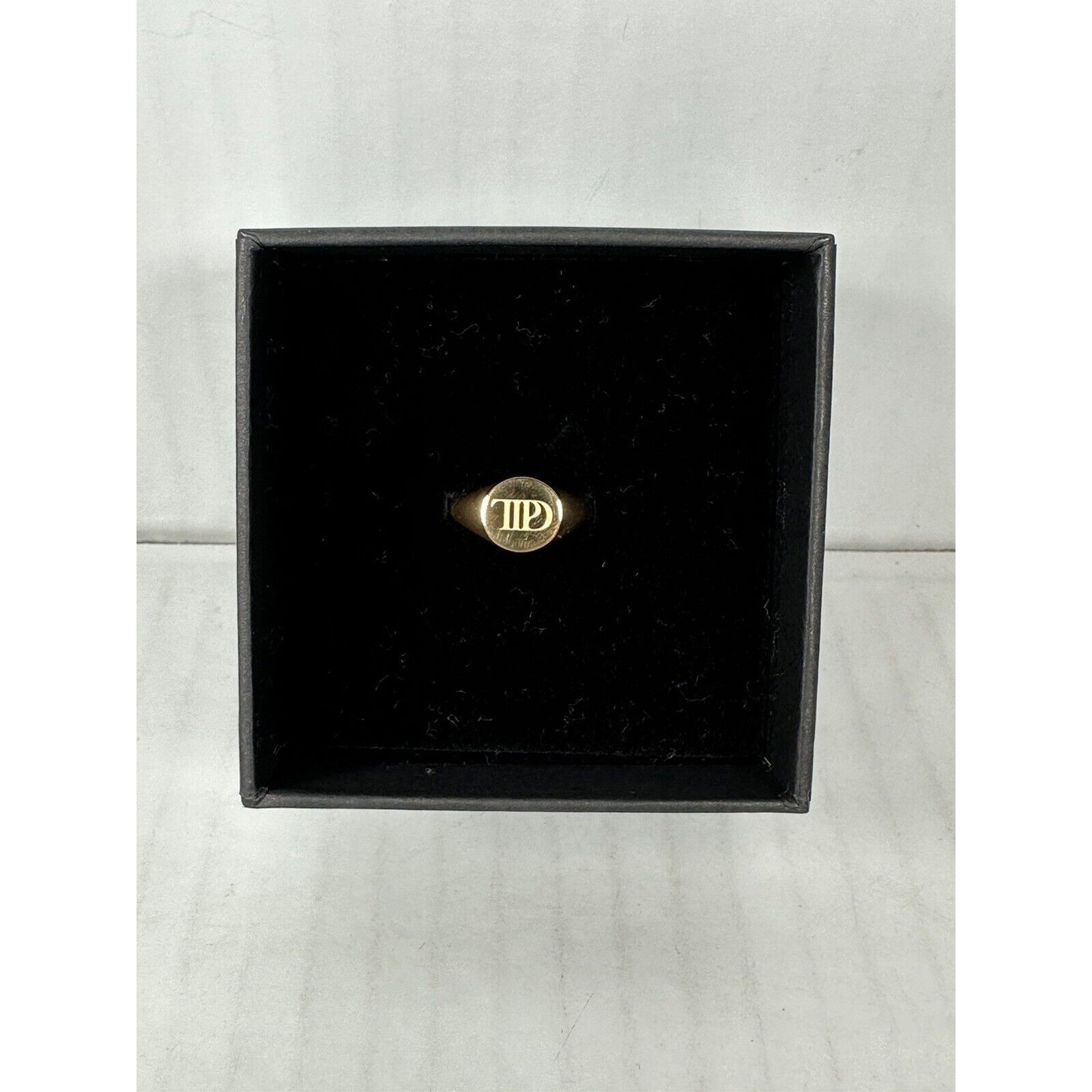 New Taylor Swift The Tortured Poets Department Size 7 Gold Plated Ring Ttpd